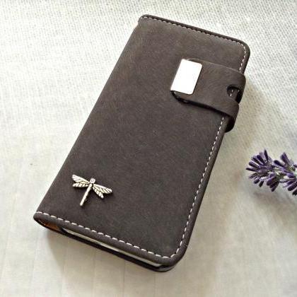 Dragonfly Iphone 5 5s Wallet Case, Iphone 5s Case,..