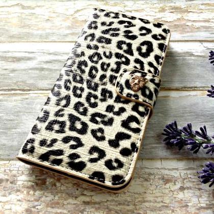 Leopard Iphone 6 Wallet Case, Iphone 6 Plus Wallet..